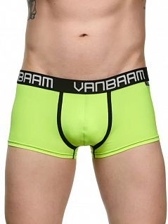 Яркие хипсы из эластичного хлопка салатового цвета Van Baam RT50059
